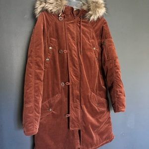 American Eagle Warm Corduroy Parka